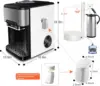 Cooler Dispenser Built-in Ice Maker Countertop,3-in-1 Portable Ice Machine 44lbs Daily,Top Loading 5 Gallon Water Dispenser w. C 6