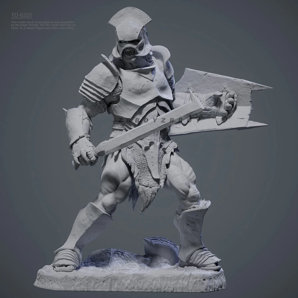 Resin Model Kits - Colorless Self-Assembled Figurines (3D Printing)