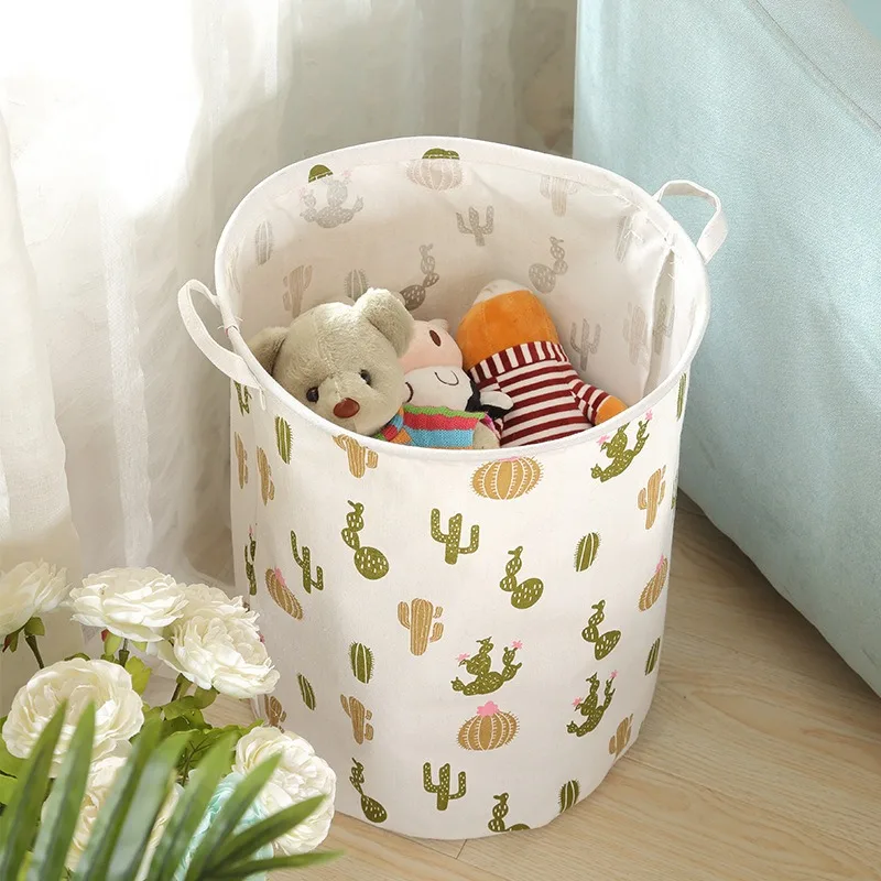 

Waterproof Dirty Barrel Folding Toy Creative Clothes Basket Bra Necktie Socks Storage Box Bag Bins Organizer Laundry Basket