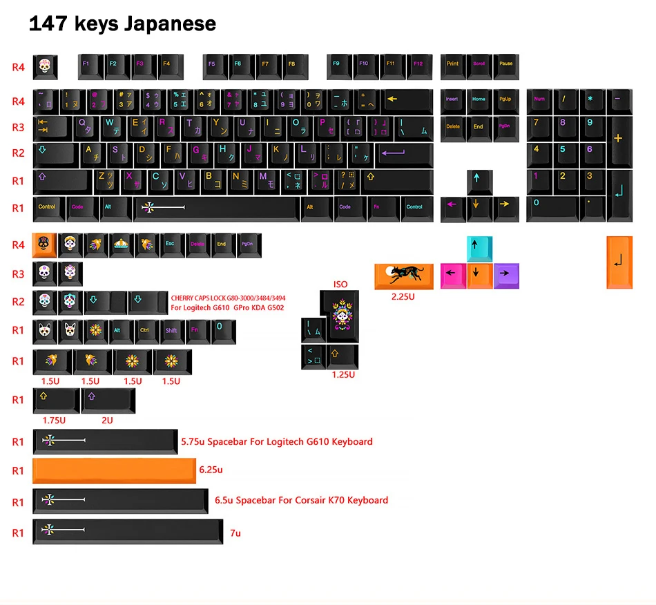 Dye, Interruptor MX, ISO Enter, Logitech G610, PBT GMk