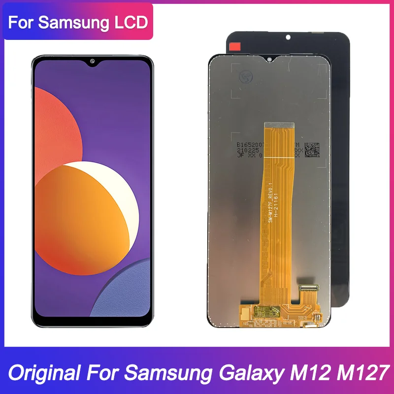 Original Display For Samsung Galaxy M12 M127 LCD Diaplay Touch Screen ...