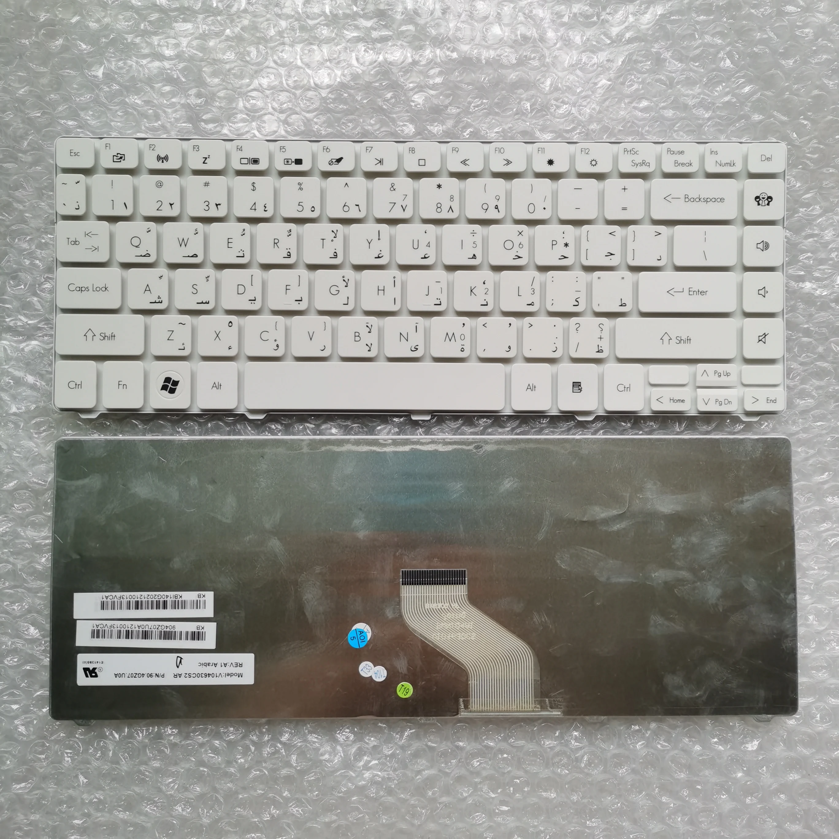 

Клавиатура XIN для ноутбука ACER Aspire 3810 3810T 4810 4810T 4736G 4741G 4750G, белая Арабская