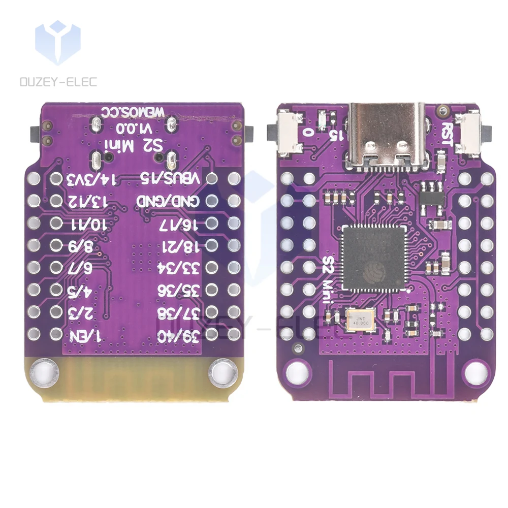 Modulo Wifi Internet Delle Cose Scheda Di Sviluppo Esp32 S2 Mini Wifi Iot Board Esp32-S2Fn4R2 Esp32-S2 4Mb Mini Wifi Board