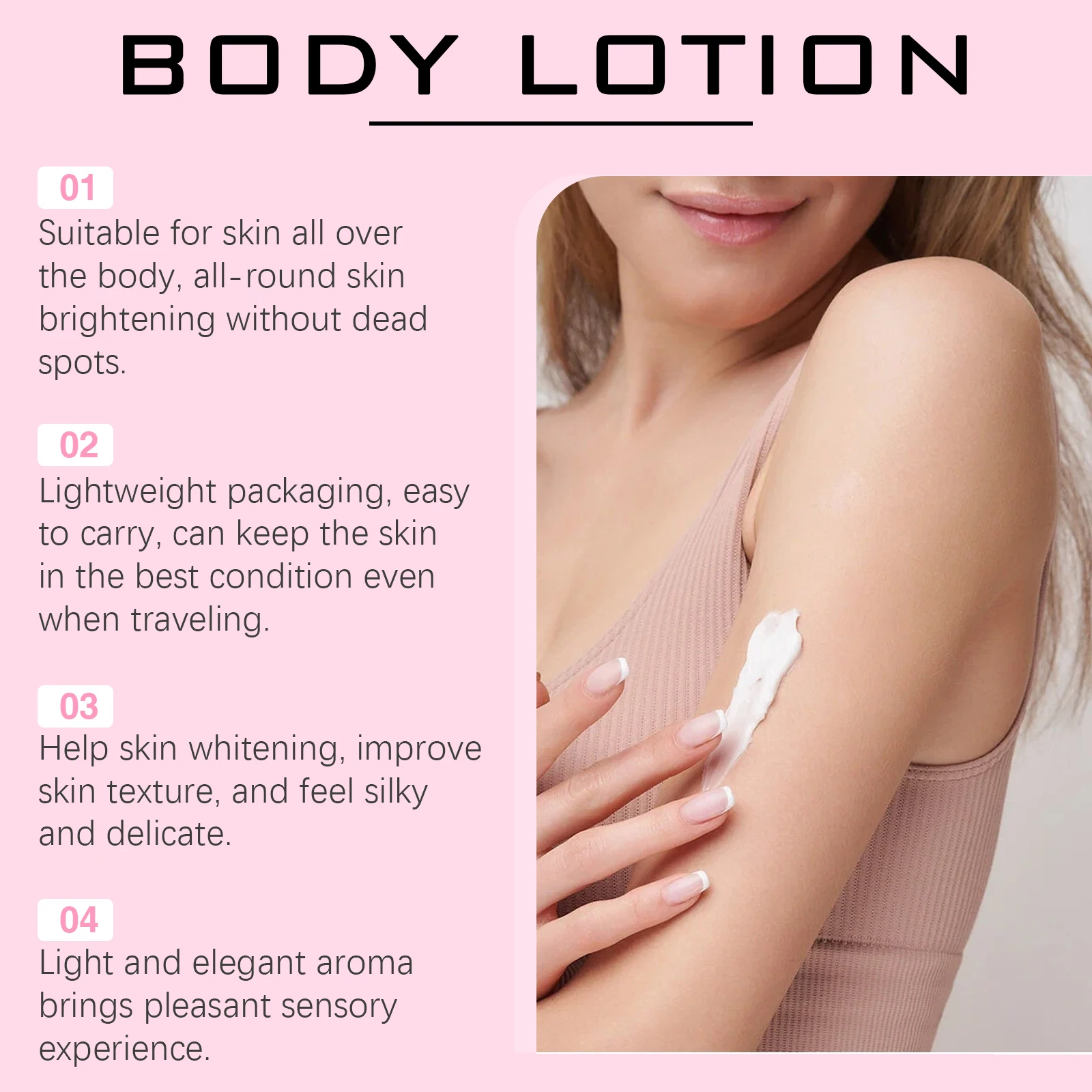 Brightening Body Cream Dark Spots Removal Knees Melanin Brighten Underarm Elbow Improve Skin Dullness Moisturizing Body Lotion 5