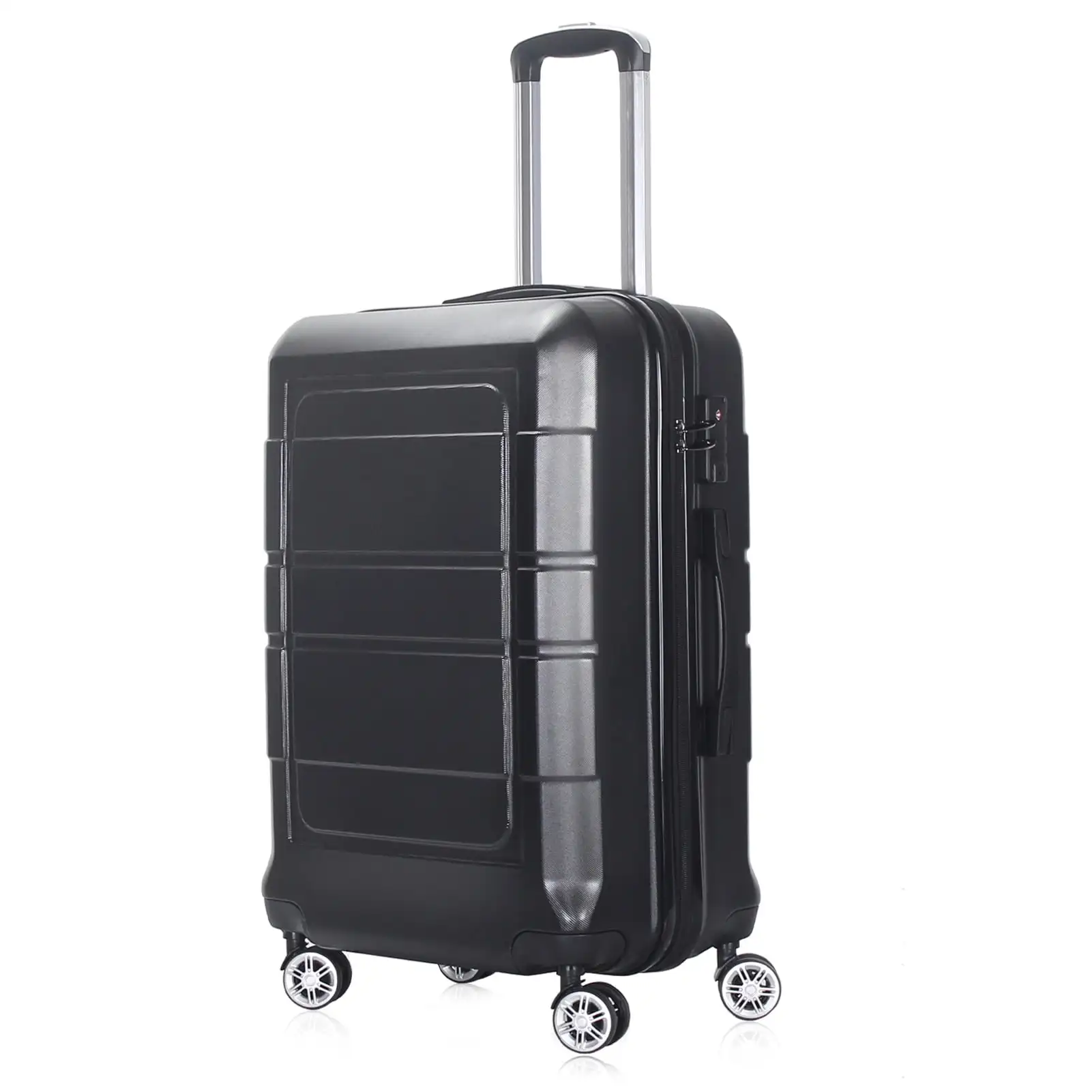 

AEDILYS Hardside 20In Carry-on Luggage with Ergonomic Handles and TSA Lock, Black