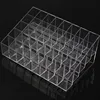 Trapezoid Clear Makeup Display 40 Lattices Lipstick Stand Case Cosmetic Organizer Holder Box Hot Sale High Quality 4