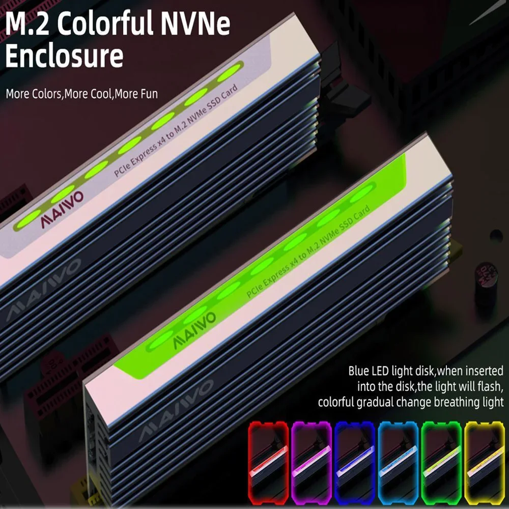 MAIWO M.2 NVME SSD Adapter Expansion Card NVMe To PCIe X4 X8 X16 Converter Card Solid State Drive Expansion for M2 NVME SSD ssd adapter card m.2 to pcie adapter m.2 expansion card pcie adapter card pcie expansion card