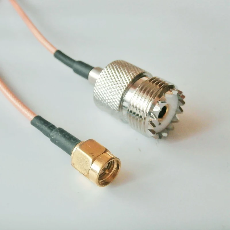 

Кабель-адаптер PL259 с разъемом типа «мама» и штекером SMA RG316 UHF