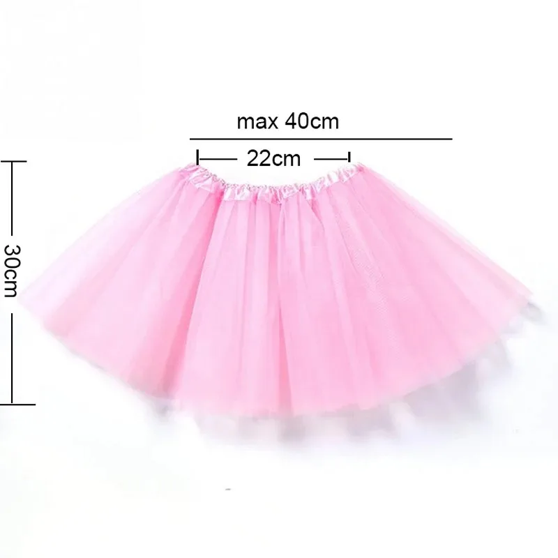 Tutu Princess Dress Mesh 2-8 Year Old Children's Halfbody Halloween Ballet Dance Performance Short Skirt Christmas Dress Girl For Ballet Dress