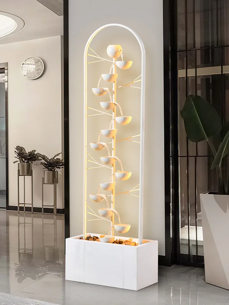 

Light Luxury Decoration High-End Living Room Running Water Floor Circulating Water Landscape Decorations Housewarming Gift