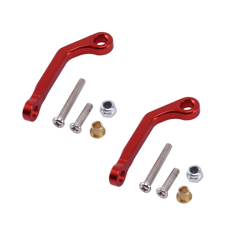 

2X For WPL B1 B14 B24 C14 C24 B16 B26 B36 Q60 Q63 Q64 Q65 RC Car Spare Parts Metal Servo Pull Rod,Red