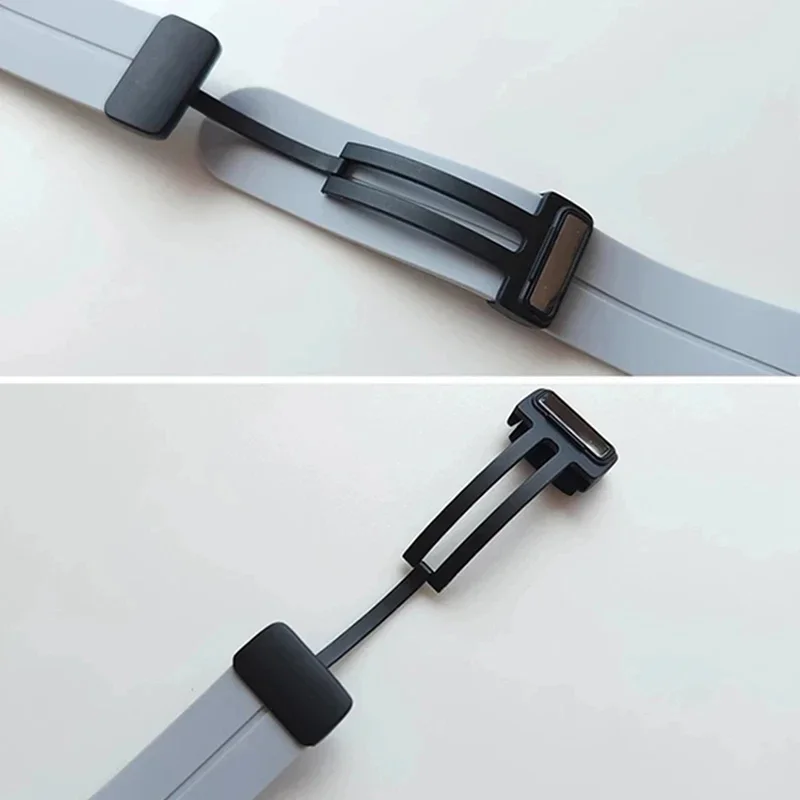 Magnetic Silicone Strap Sport Watchband - Versatile and Stylish Accessory