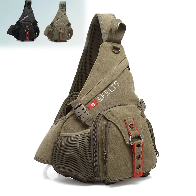 

for Chest Bag Teenager Boys Men&Female Canvas Messenger s Shoulder Sling Backpack Trave Casual Crossbody Short Trip