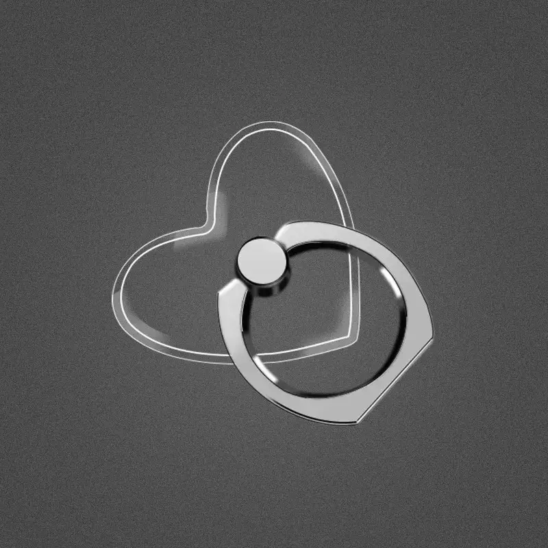 1/2/3/4pcs Transparent Cute Animal Round Phone Stand Foldable 360 Rotating Mobile Phone Ring Holder Smart Phone Accessories - Image 8