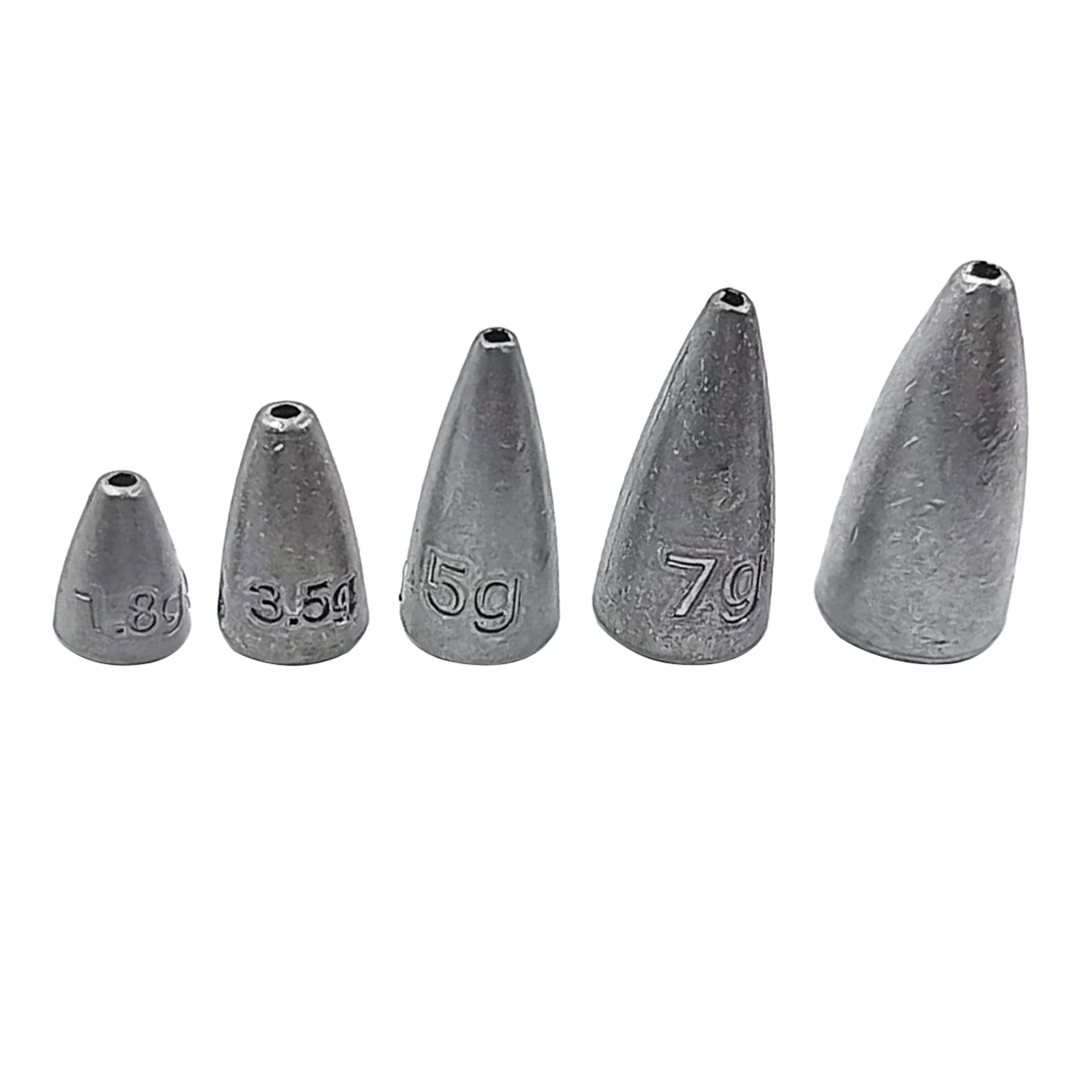 Fishing Weights Bullet Sinker for Texas Carolina Rig Bass Fishing