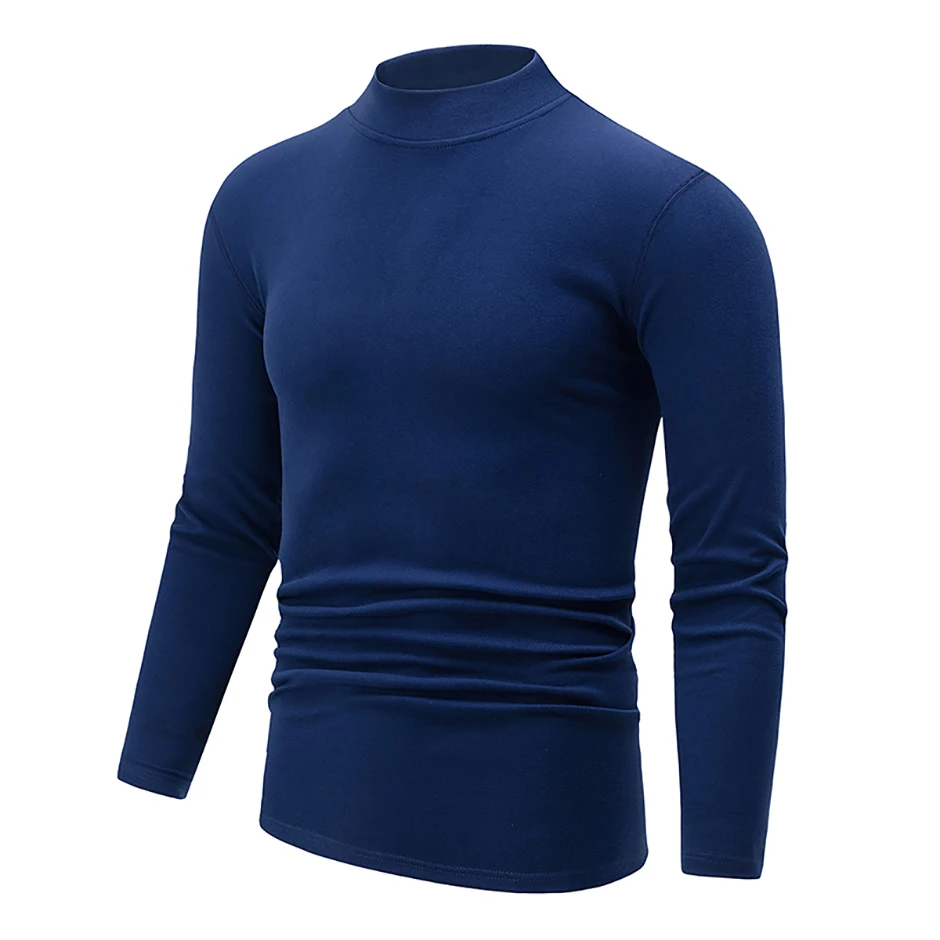 PlatiNum T-shirt Mock Neck Detail