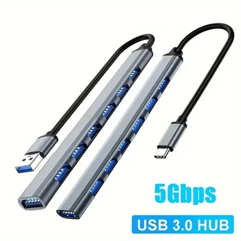 7-Port Type-C USB Hub Adapter 1