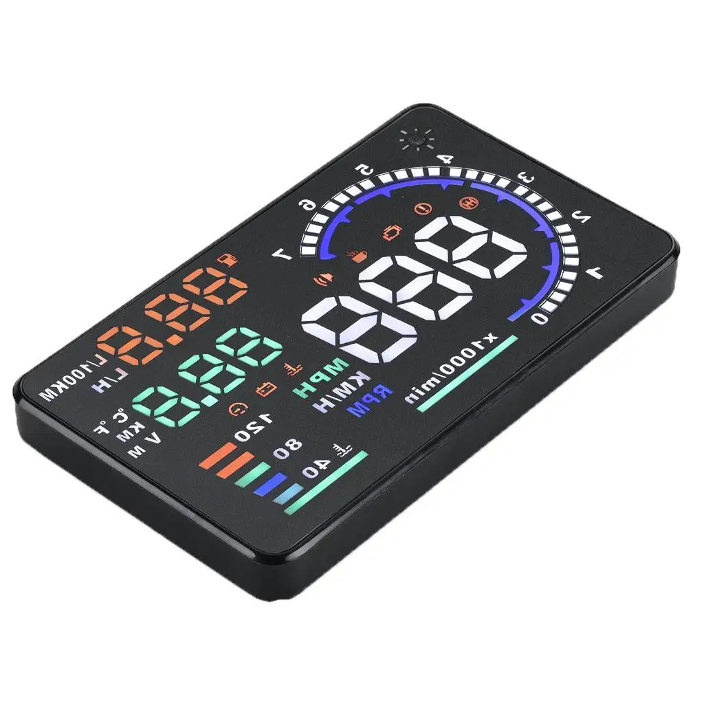 ڵ HUD  ÷, OBD II ӵ , Ƽ ÷ ũ A8, 5.5 ġ