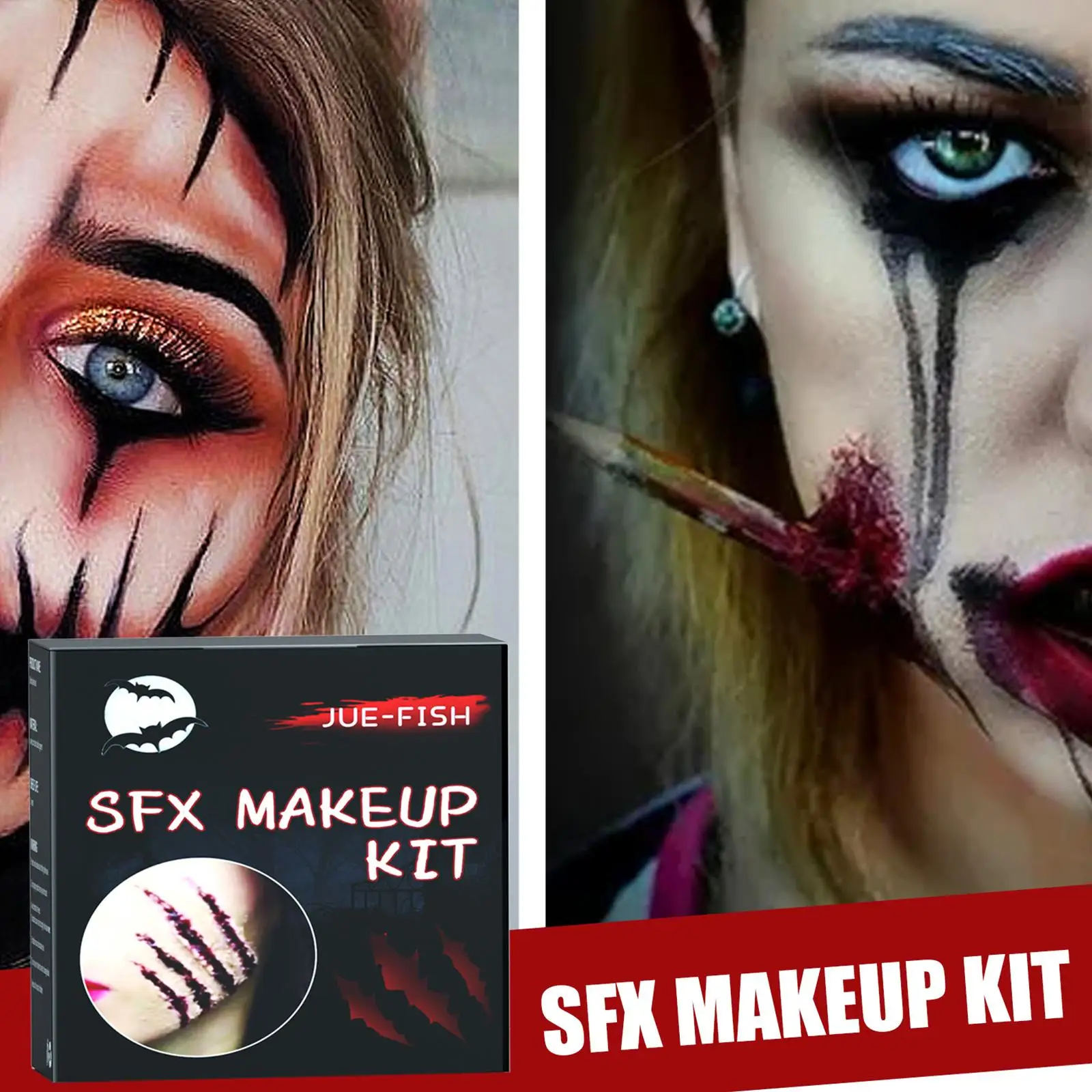 Halloween Makeup Kit Special Effect Fake Wax Body Facial Scar Party Scar Wax Fake Blood Gel Makeup Set 2022new - Body Paint - AliExpress