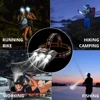 USB Rechargeable LED Headlamp, 5 Lamp Beads, 4 Modes, Built-in Rechargeable Lithium Battery, Lightweight Design Headlight, Elast 4