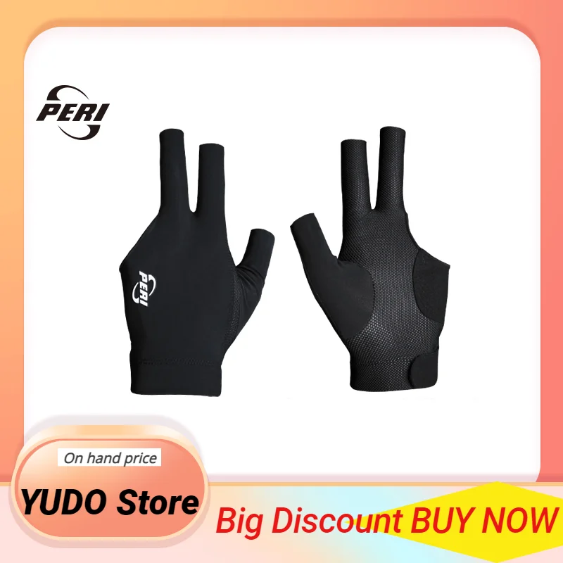 Peri Glove Lycra Fabric Billiard Gloves M/l Right/left One Piece Non