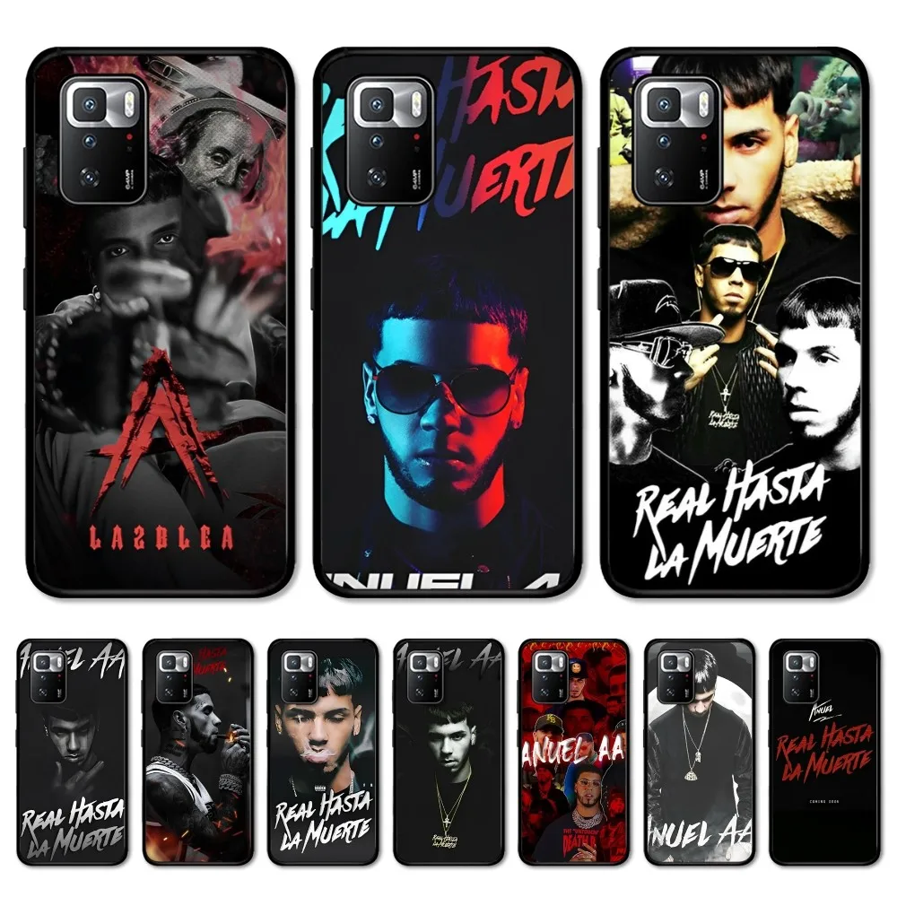 

A-Anuel AA Phone Case For Redmi Note 4 X 5 A 6 7 8 Pro T 9 Pro 9S 10 Pro 11 Pro 11S 11Epro PocoM3pro
