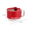 Electric Hot Pot Household Nonstick Portable Electric Cooker 1.5L Frying Pan for Oatmeal Dumpling Ramen Soup Eggs 6