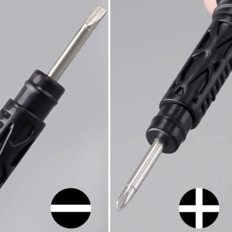 Compact Double Head Screwdriver Glasses Tablet Repair Sturdy Screw Driver Camera Cell Phone Maintain Kit Metal Cross Bolt Driver