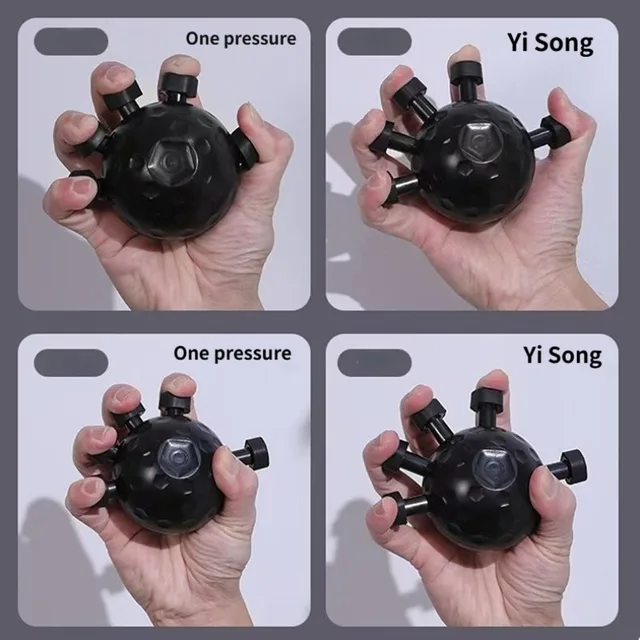 Five-Finger Trainer with Grip Ball,Finger Rehabilitation Device,Hand Strength Training, Wrist Gripper, Portable Finger Exerciser 4