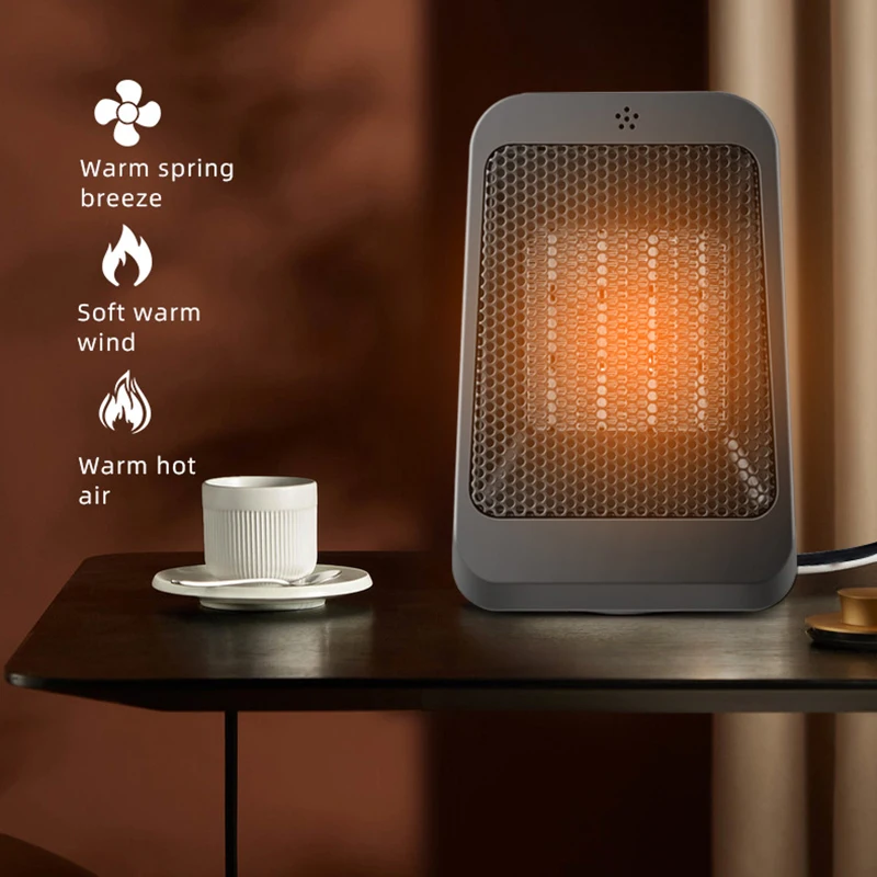 New 1200W Touch Control Space Heater Portable Electric Heater Electric Portable Warmer Home Heater with Remote Control Timing 2