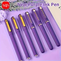 High Quality Purple Ink Gel Pens - Smooth Writing , 0 . 7mm, LargCapacity-Ldeal For Office And School Supplies- 3 / 6 / 12pcs 1