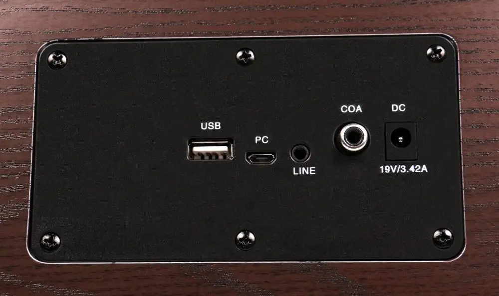 High-end home theater karaoke speaker all in one design with two UHF micphones