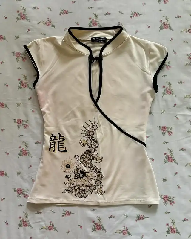 ตัวเลือกสินค้า เสื้อยืด Y2K แฟชั่น แขนสั้น ผู้หญิง