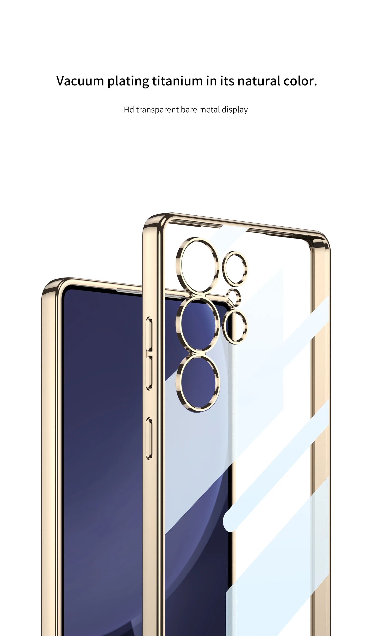 Luxury Plating Clear Silicone Case for Samsung Galaxy S25 Ultra Shockproof Soft