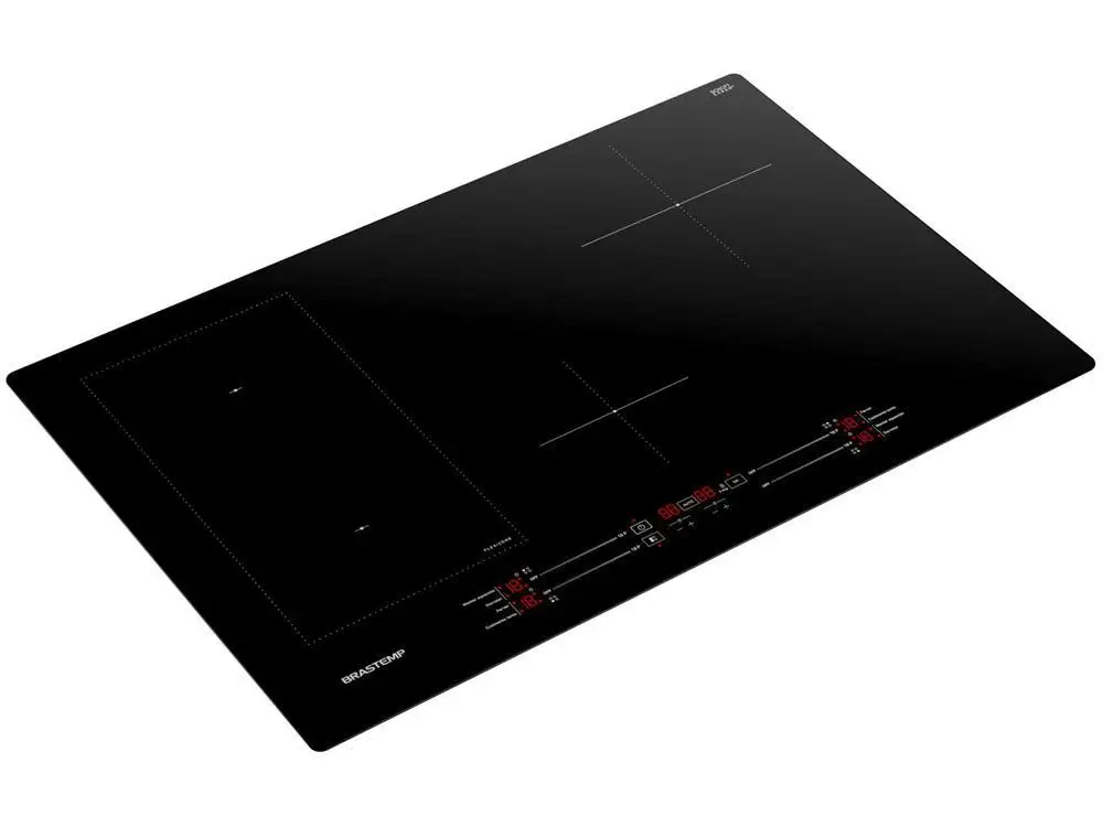 Cooktop 4 Bocas Indução Brastemp Vitrocerâmico 5