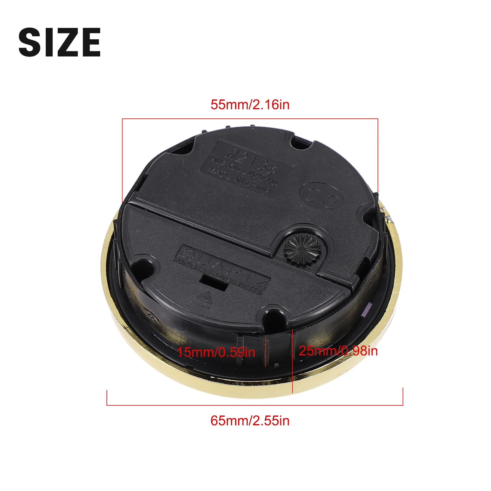 Classic DIY Clock Craft Quartz Movement 65mm Round Clock Head Insert Roman Numbers Dot Repair Part 1pc Home Decor wall clock movement quartz clock movement clock accessory kit