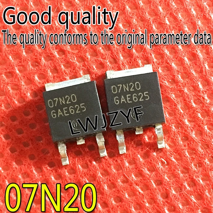 

(20 шт.) Новинка SPD07N20 FQD7N20 07N20 TO252 MOSFET Быстрая доставка