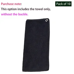 Portable Microfiber Golf Cleaning Towel with Carabiner Hook - 3 Colors Available (10 towels only)