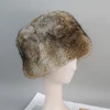 Unisex Fur Hat 2025 Brand New Fashion Warm Beanies Cap For Winter Warm Natural Real Rabbit Fur Cap Russian Men Lady Fur Headgear 4