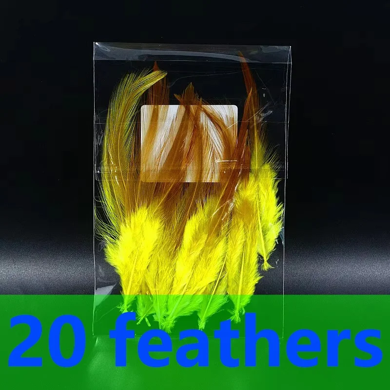 Hareline's Premium Schlappen Rooster Saddle Hackle - Size 5-7 For Fly Tying - Natural Feathers 13 thumbnail image