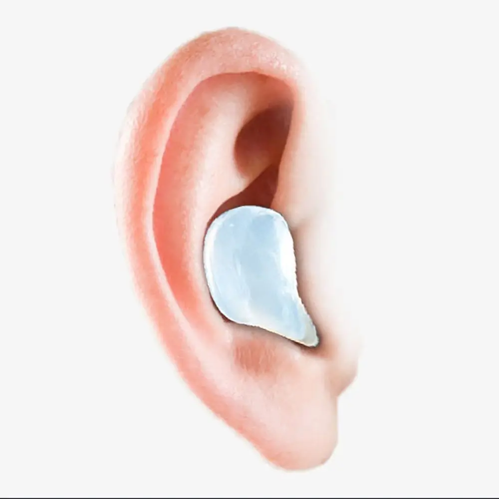 6PCS Soft Silicone Ear Plugs Transparent Waterproof Sound Insulation Earmuffs Sleeping Swimming Noise Reduction Earplugs Unisex
