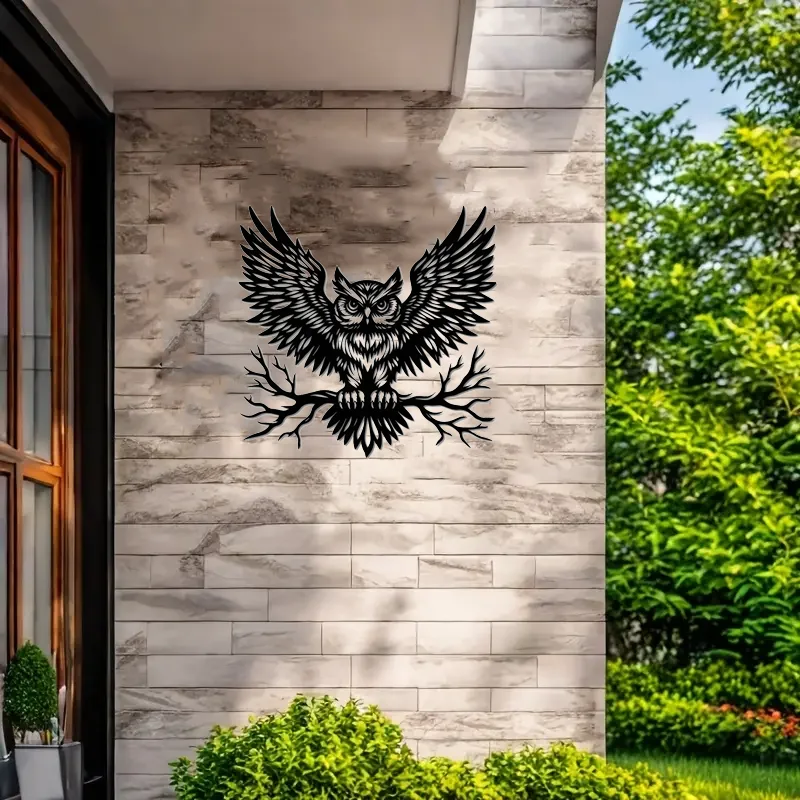 Owl Art Decorations-Perfect for Home, Office, Cafe and Bar Decoration, Best Gift Choice wall stickers room decor