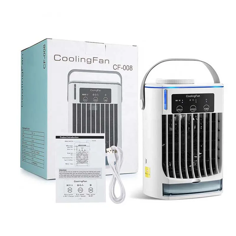 Portable Air Conditioner Cooler Fan Use at Home Water Air Cooling