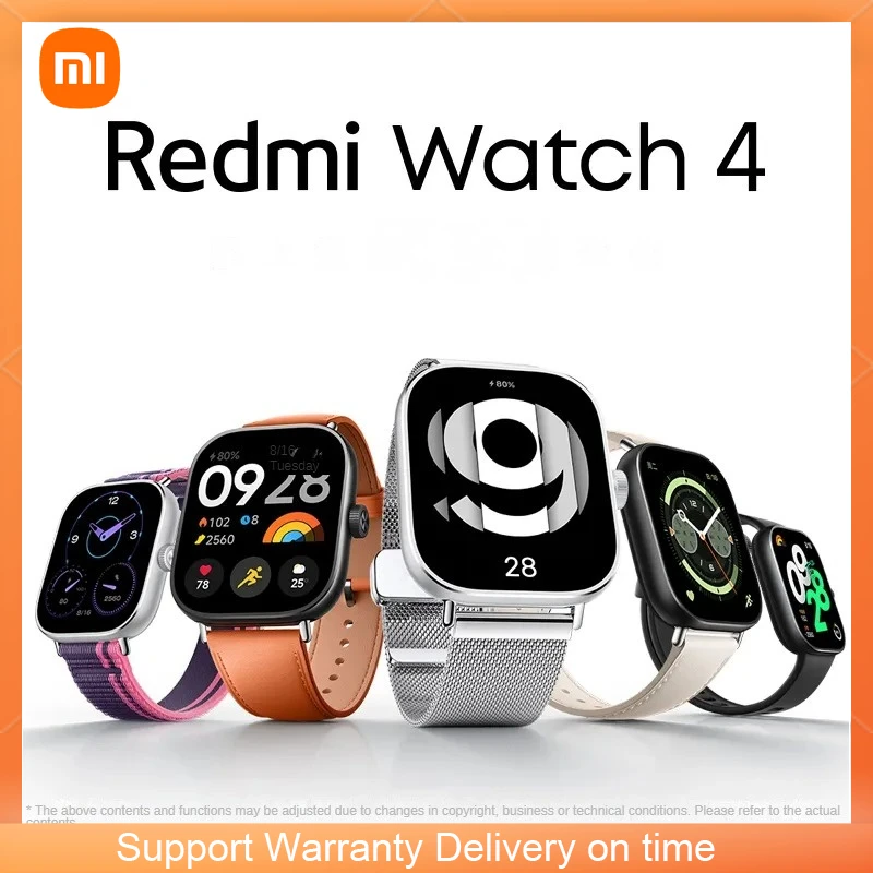 

Redmi Watch 4 Smartwatch 1.97'' AMOLED Display Support Bluetooth Voice Call Ultra Long 18 Days Battery Life Chinese Version