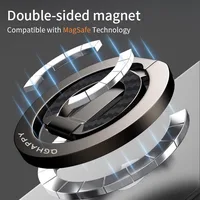 For MagSafe Double Sided Magnetic Phone Ring Holder Portable Folding Cellphones Stand Phone Accessories Support Bracket Grip Tok 5