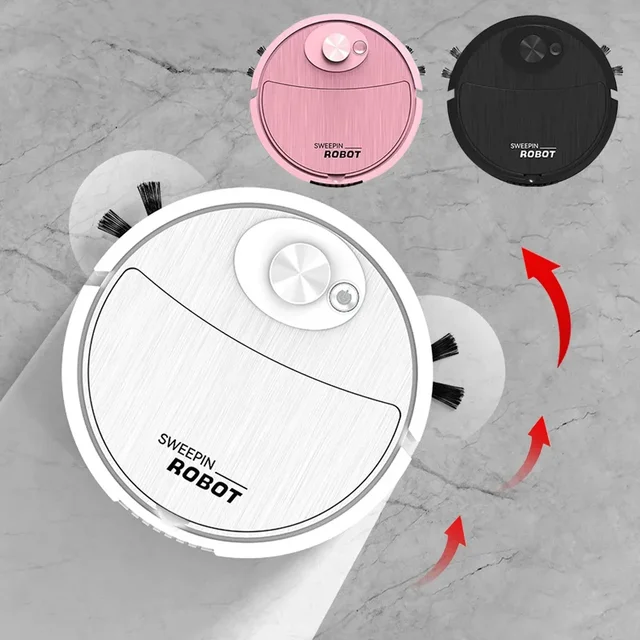 Robotic Vacuum Cleaner Intelligent Floor Sweeper Robot Sweeping Dragging Suction Integrated Robot Home Smart Cleaning Appliance 5