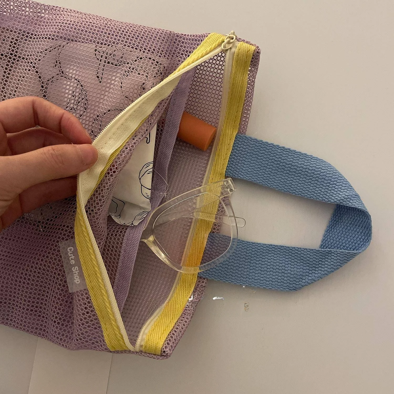 통기성 여행용 수영용품 가방 휴대용 싱글 숄더 배수 가방 일상용 다용도 심플 디자인 수납 가방