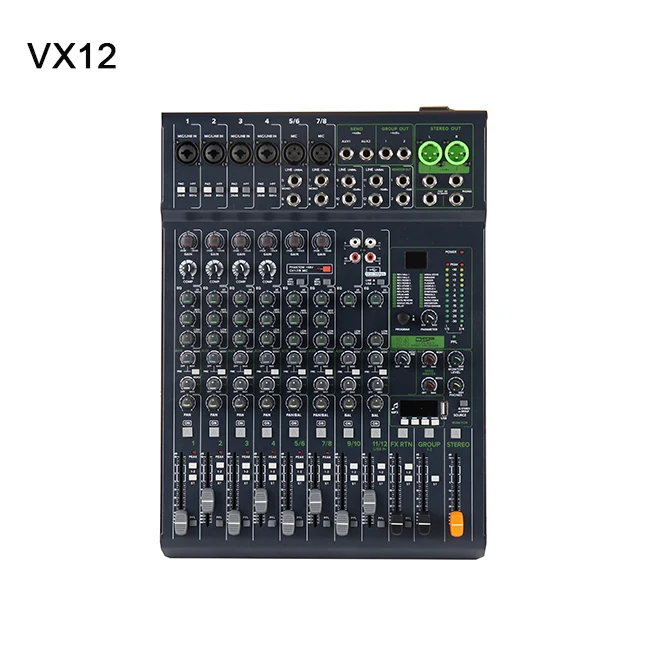 

Аудиомикшер VX12 по заводской цене, Лидер продаж