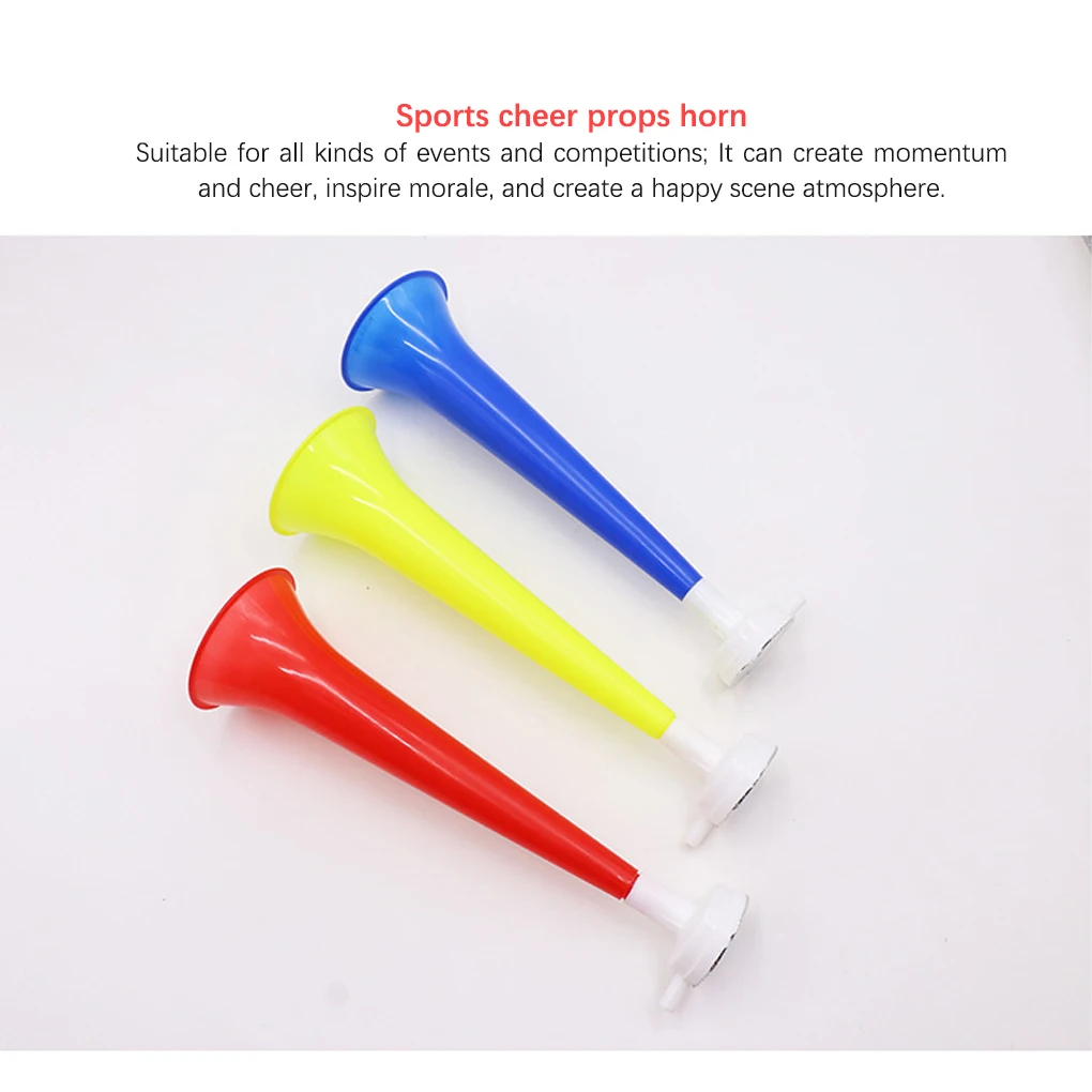 1Pcs Football Fan Cheer Horns Stadium Soccer Ball Cheerleading Party Props Crisp Sound Children Toys Trumpet for Concert