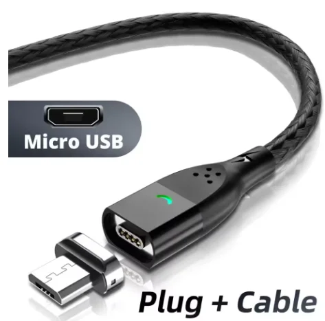 Magnetic Cable Adapter with 4-Pin Connectors